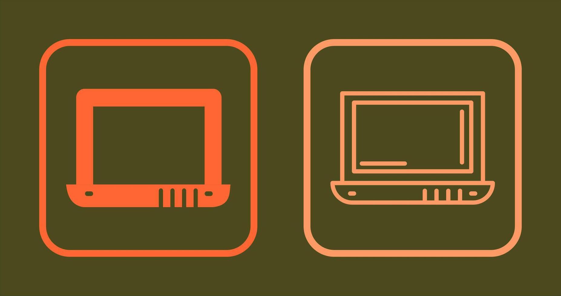 Laptop Icon Design vector