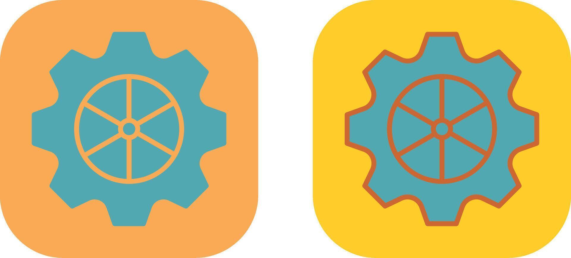 Wheel Icon Design vector