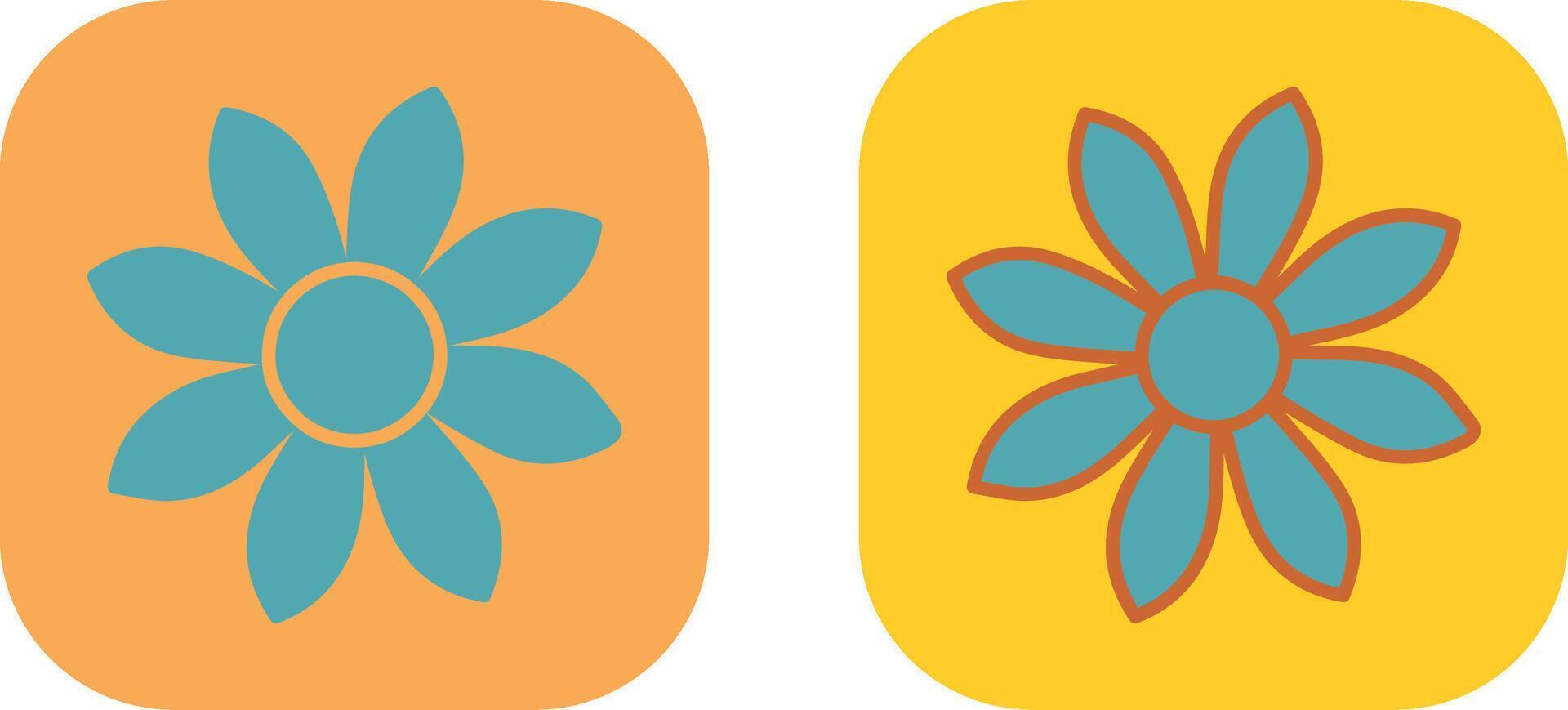 floral icono diseño vector