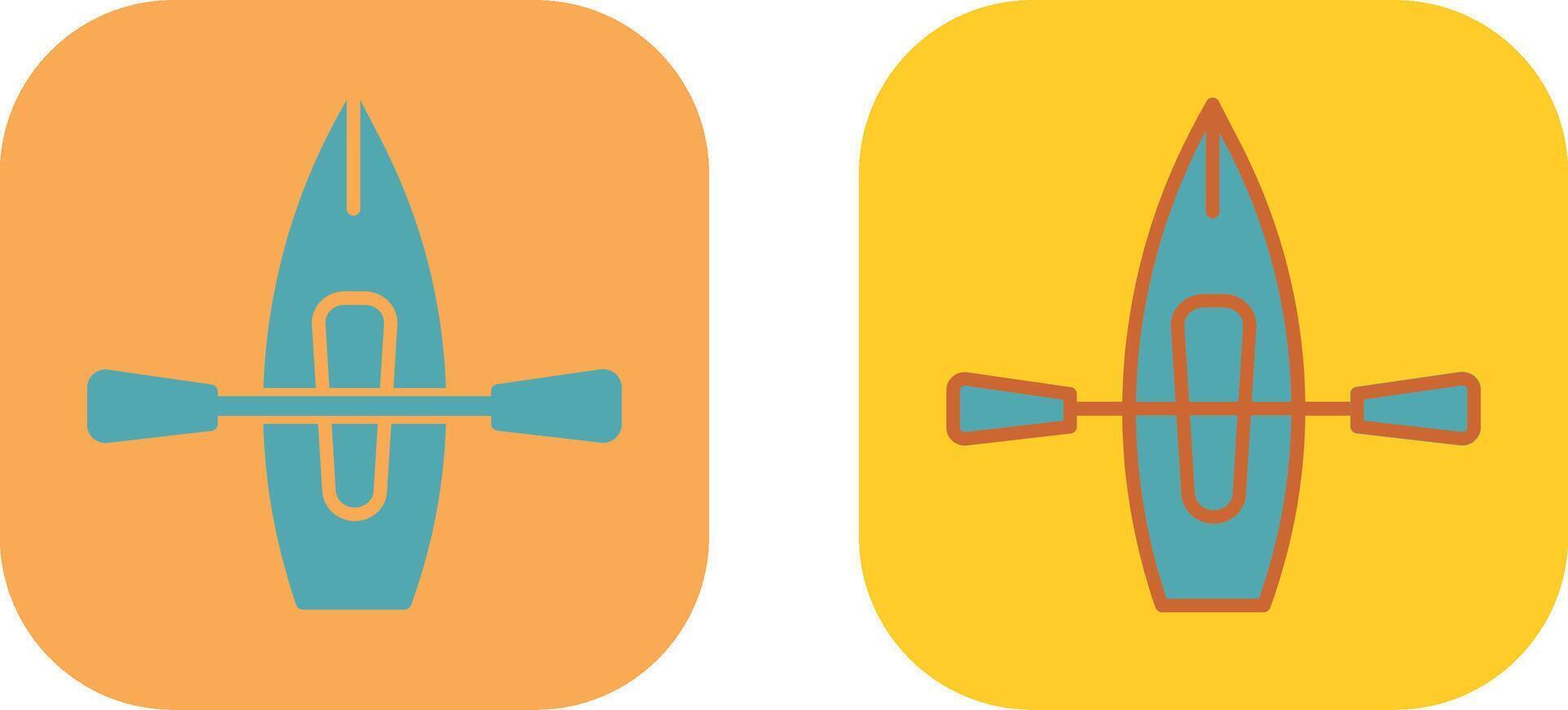 Kayak Icon Design vector