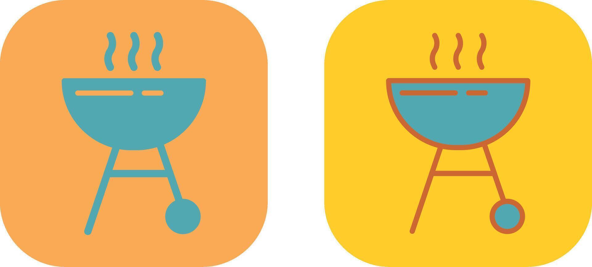 Grill Icon Design vector