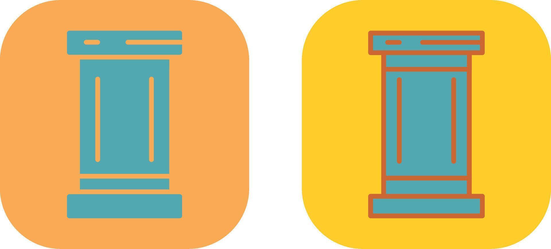 Pillar Icon Design vector