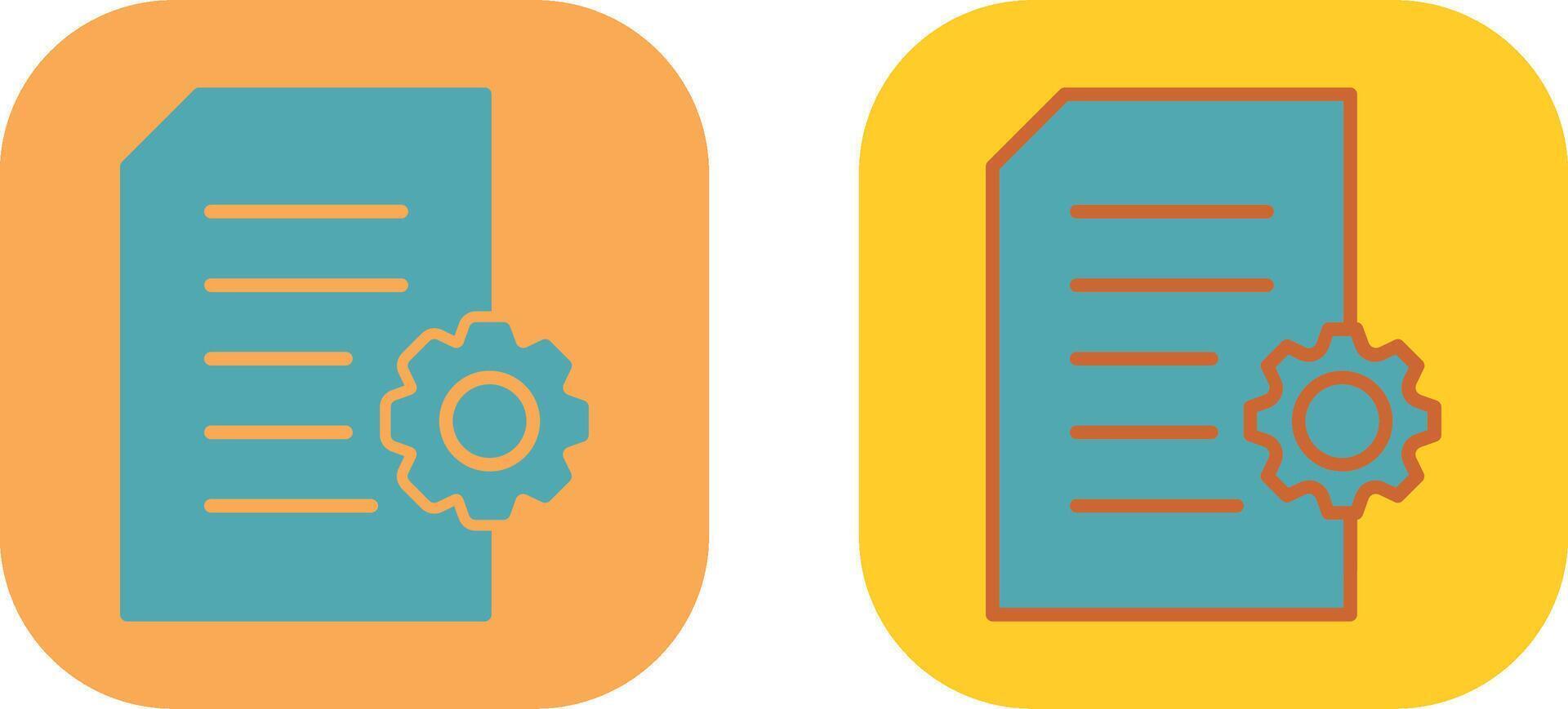 Setting Icon Design vector