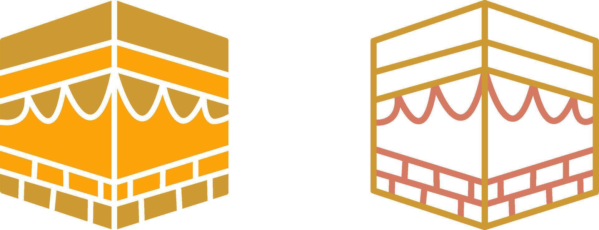 Khana Kaaba Icon Design vector