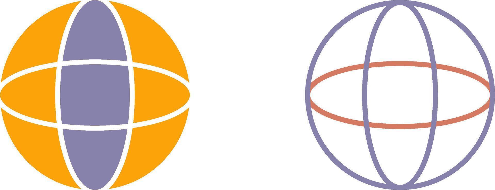 Globe Icon Design vector