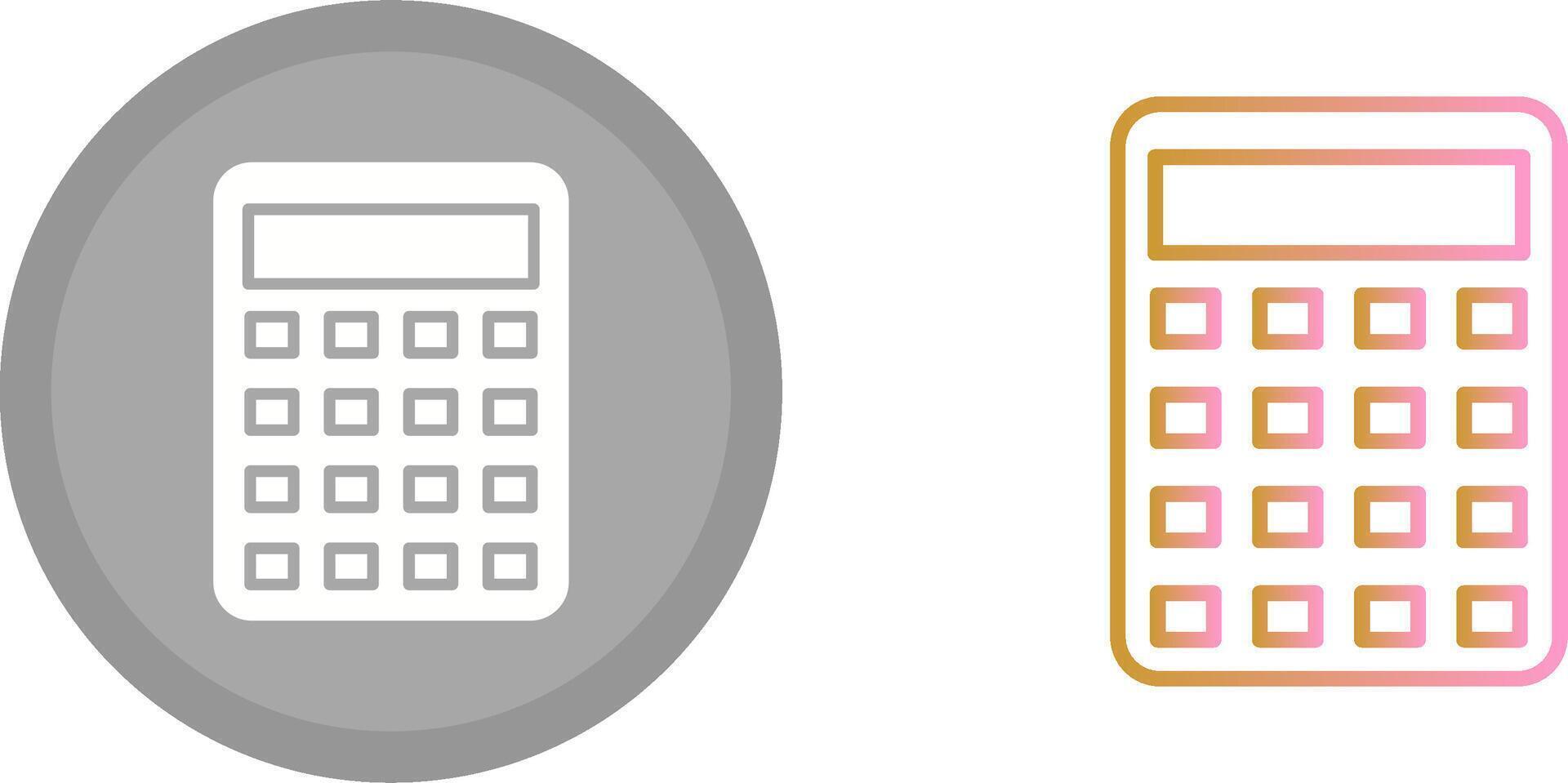 Calculator Icon Design vector