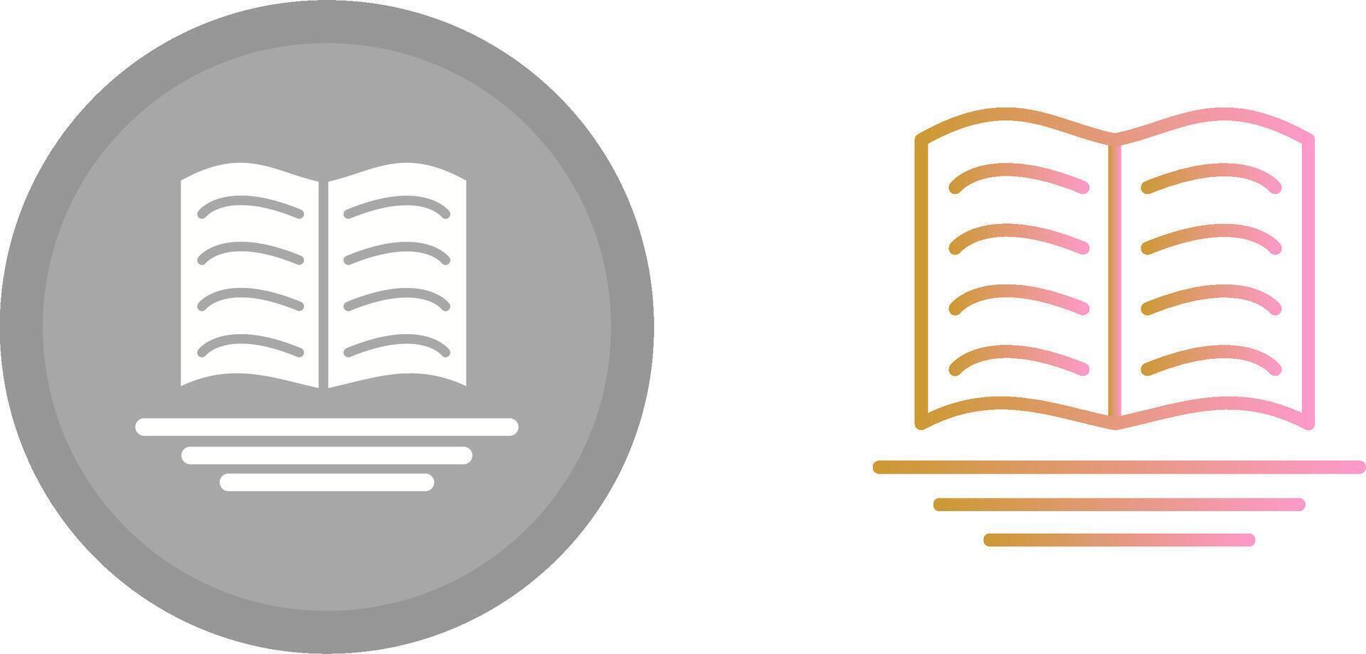 Book Icon Design vector