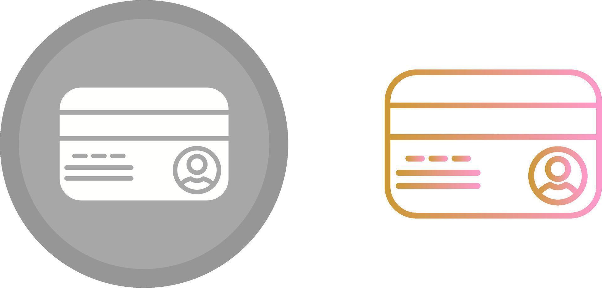 Card Icon Design vector