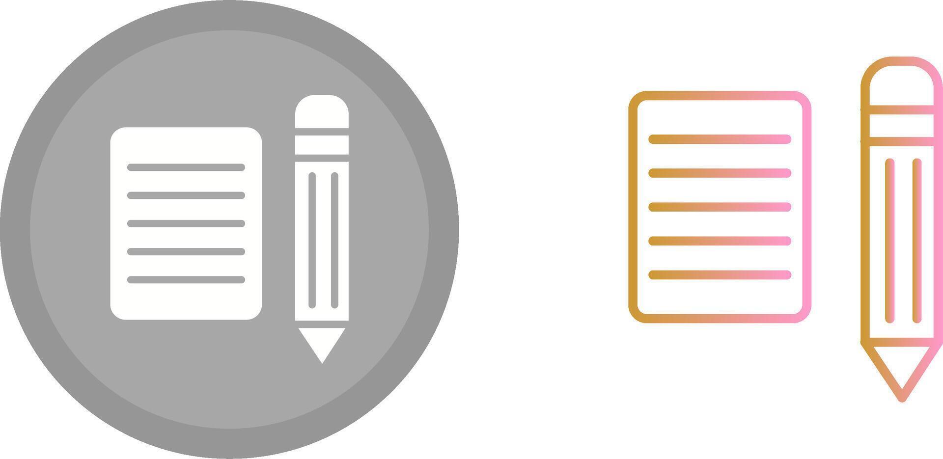 Pencil Icon Design vector