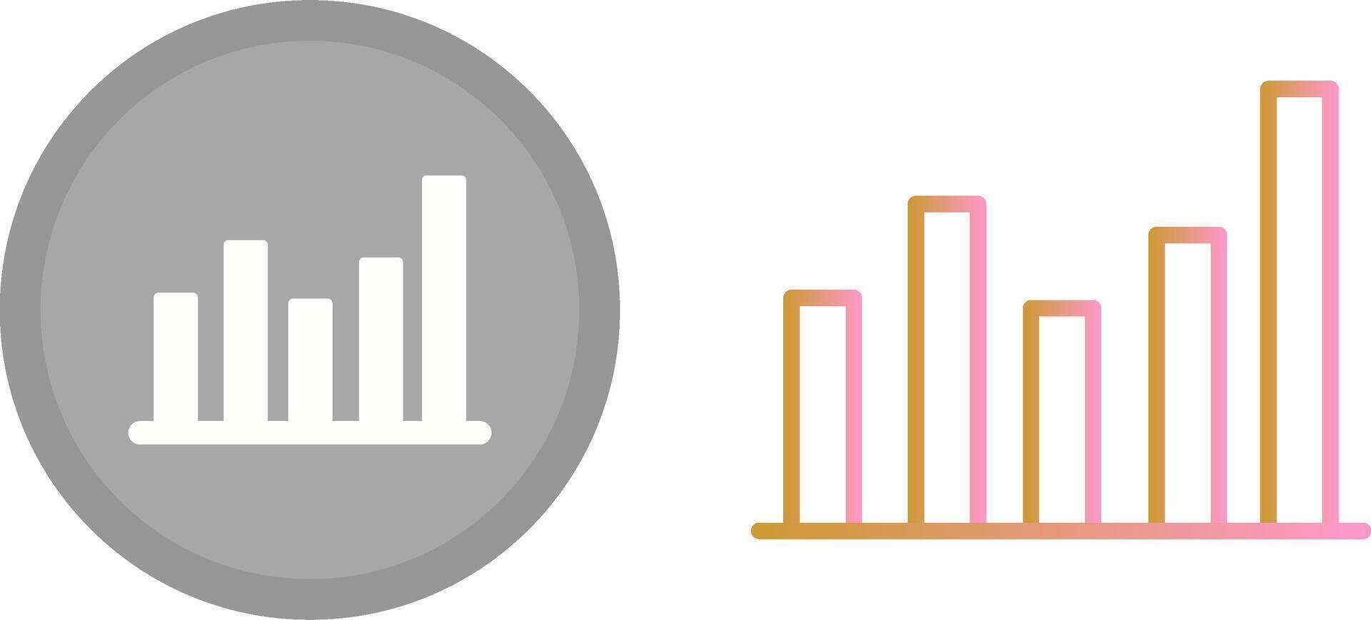 Chart Icon Design vector