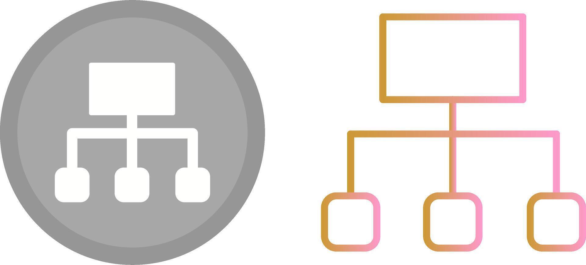 Flowchart Icon Design vector