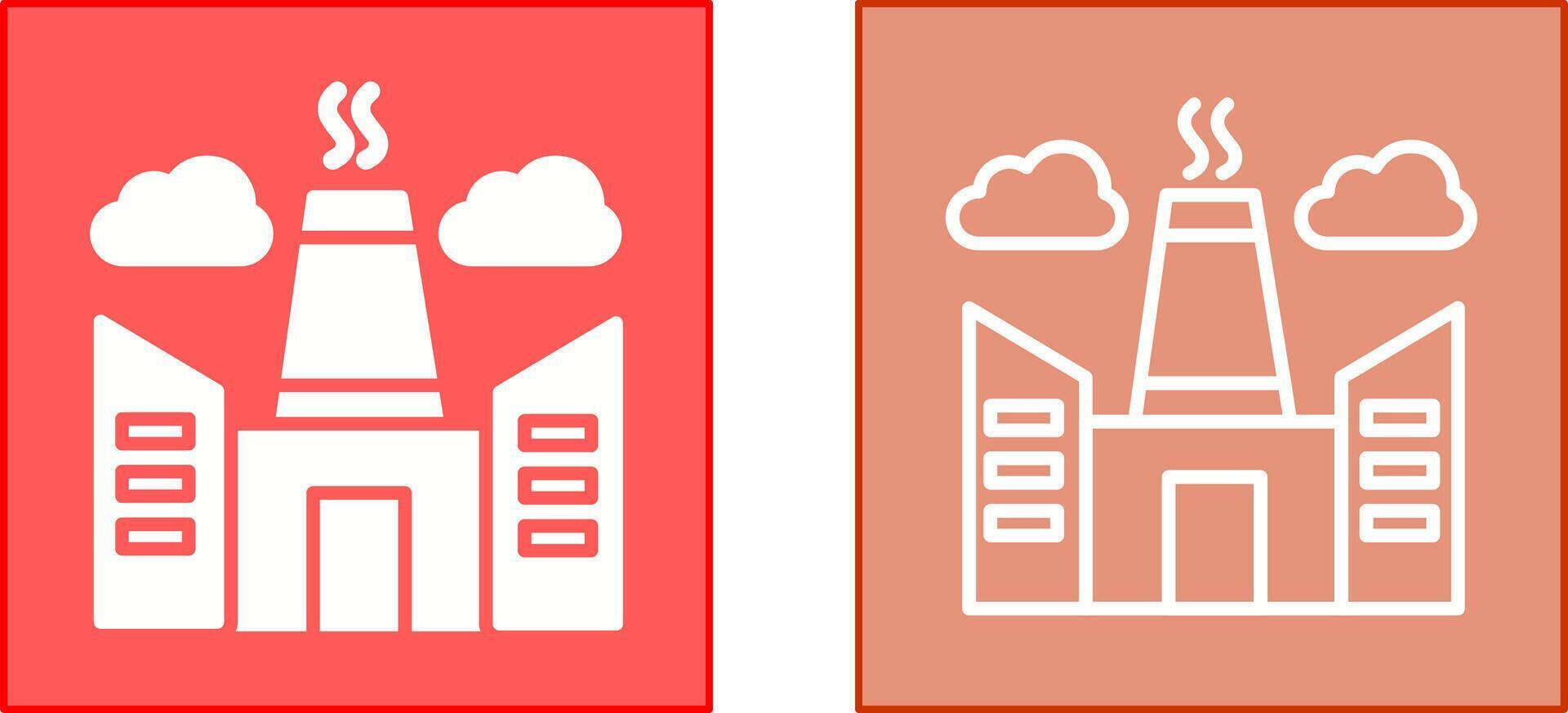 Factory Icon Design vector