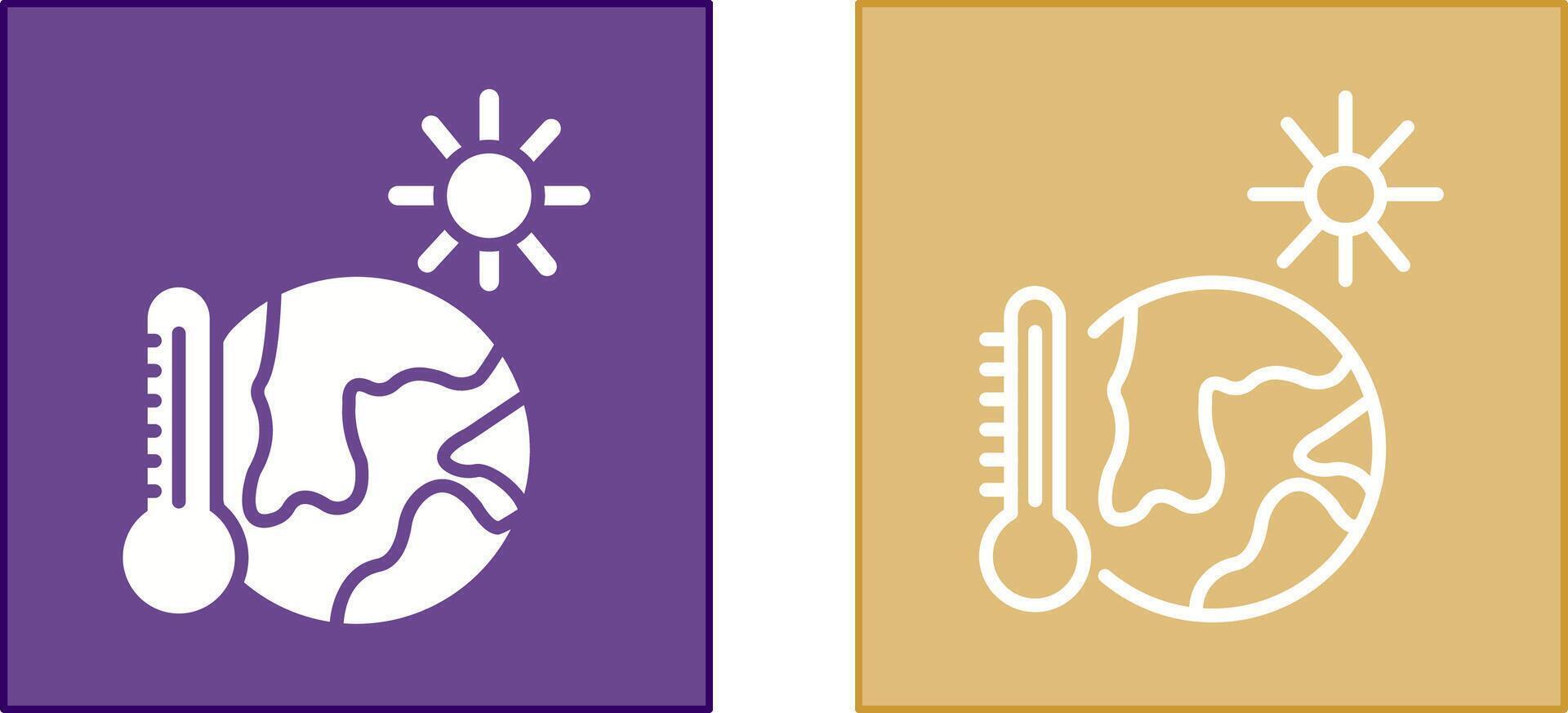 Temperature Icon Design vector