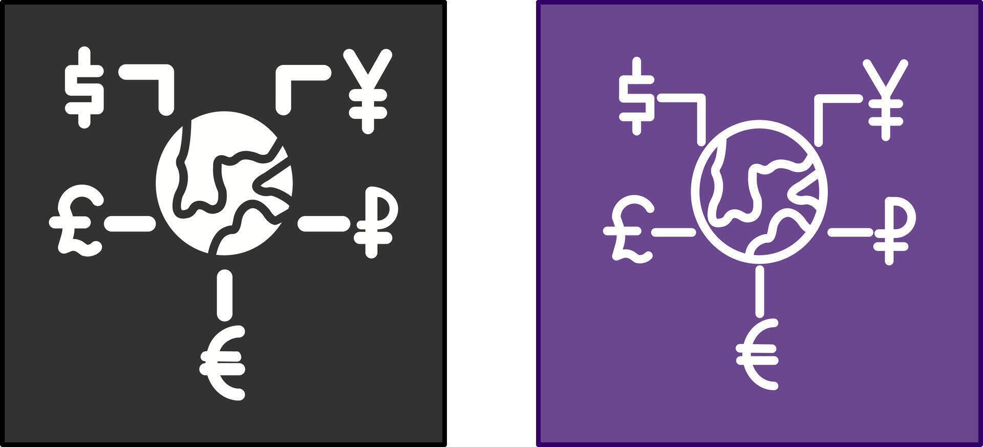 Currency Icon Design vector