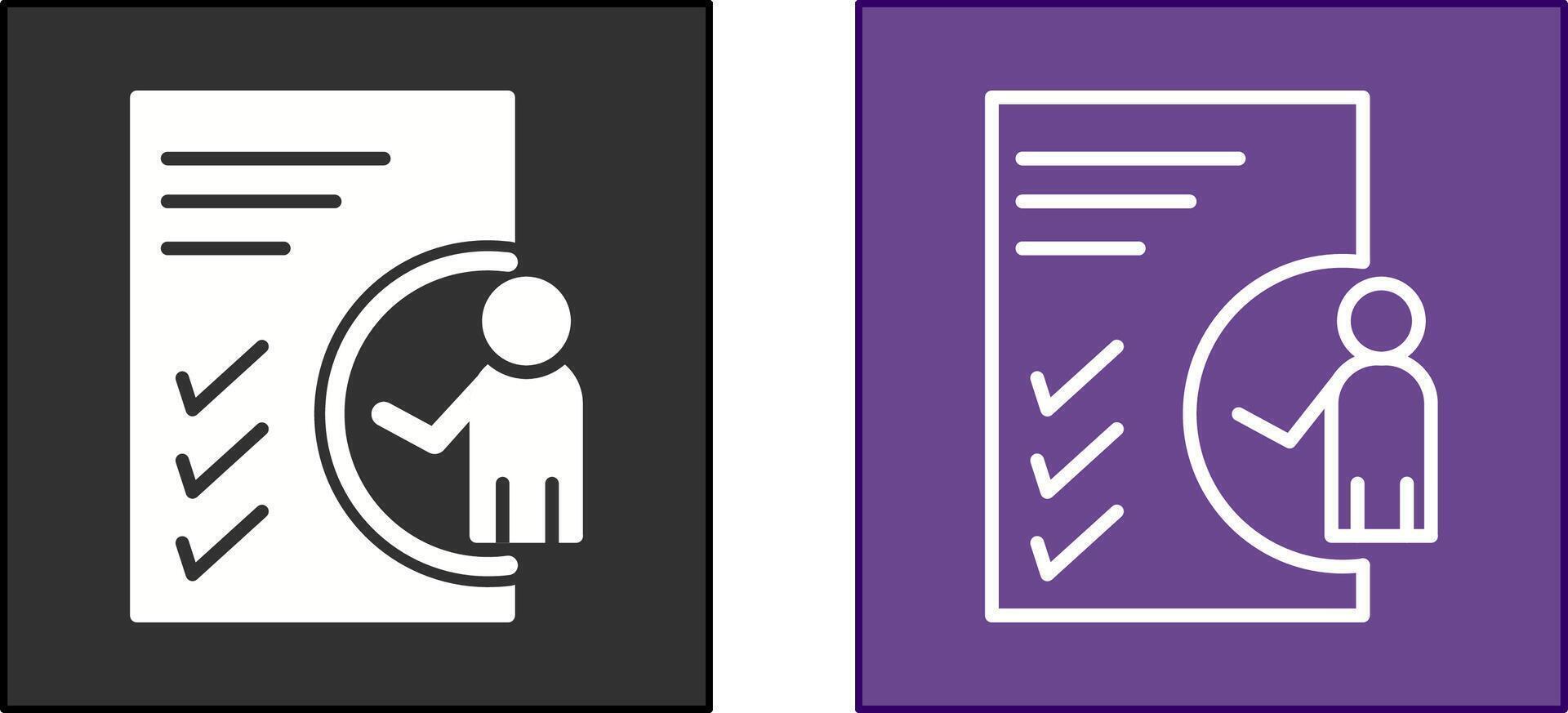 Checklist Icon Design vector