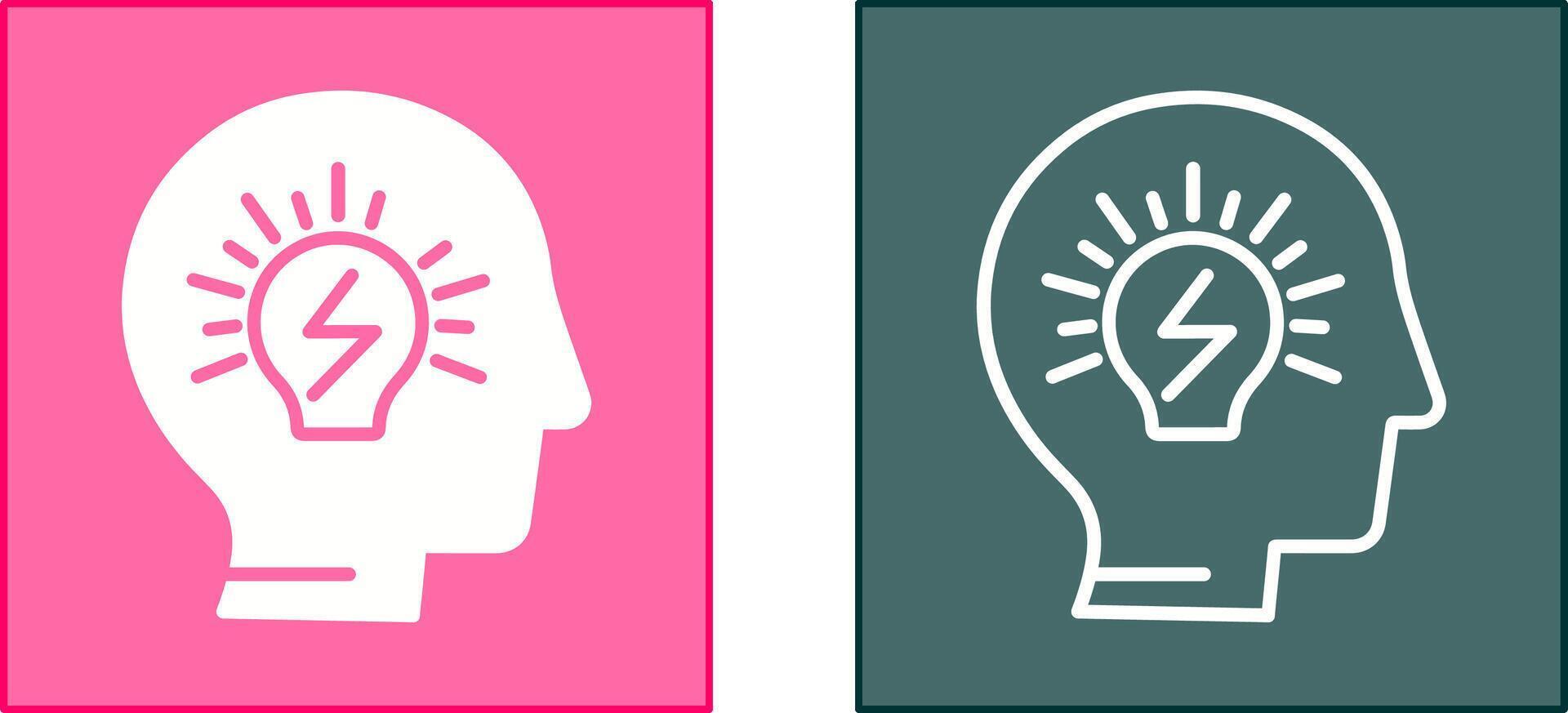 Brainstorming Icon Design vector