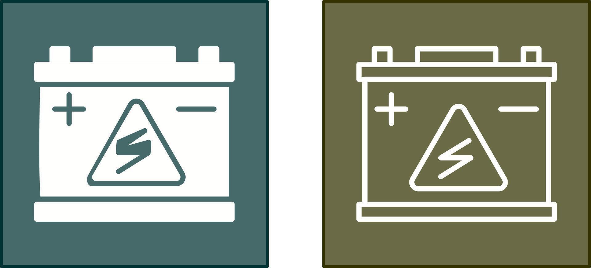 Accumulator Icon Design vector