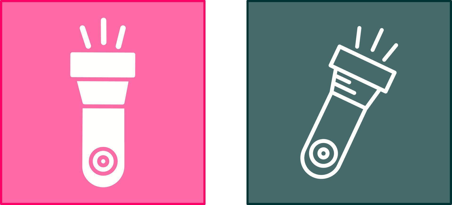 Flashlight Icon Design vector