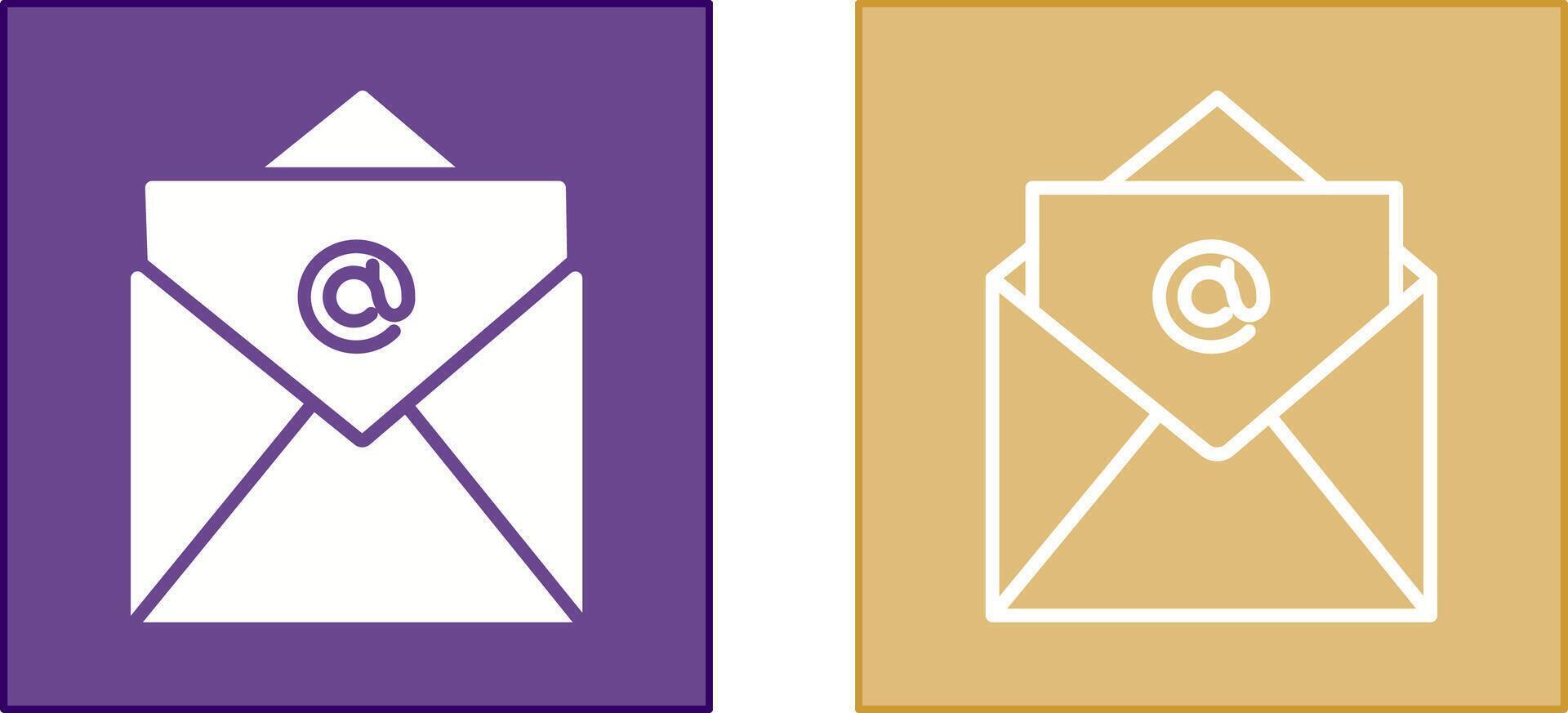 Emails Icon Design vector