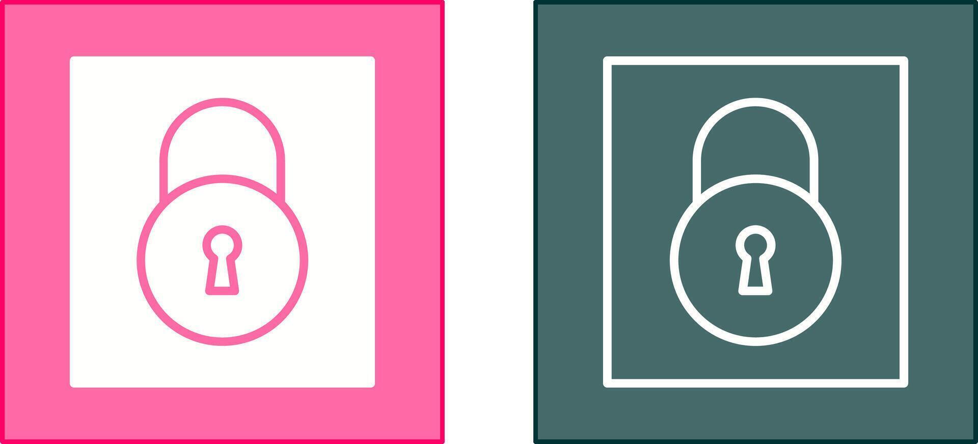 Lock Icon Design vector