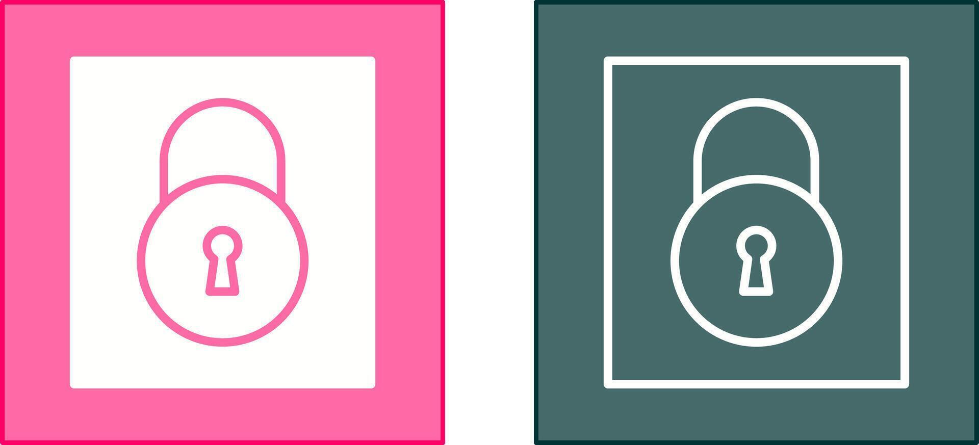 Lock Icon Design vector