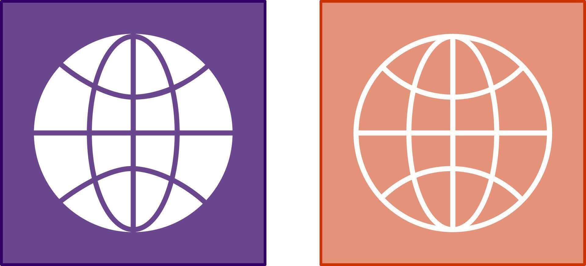 Globe Icon Design vector