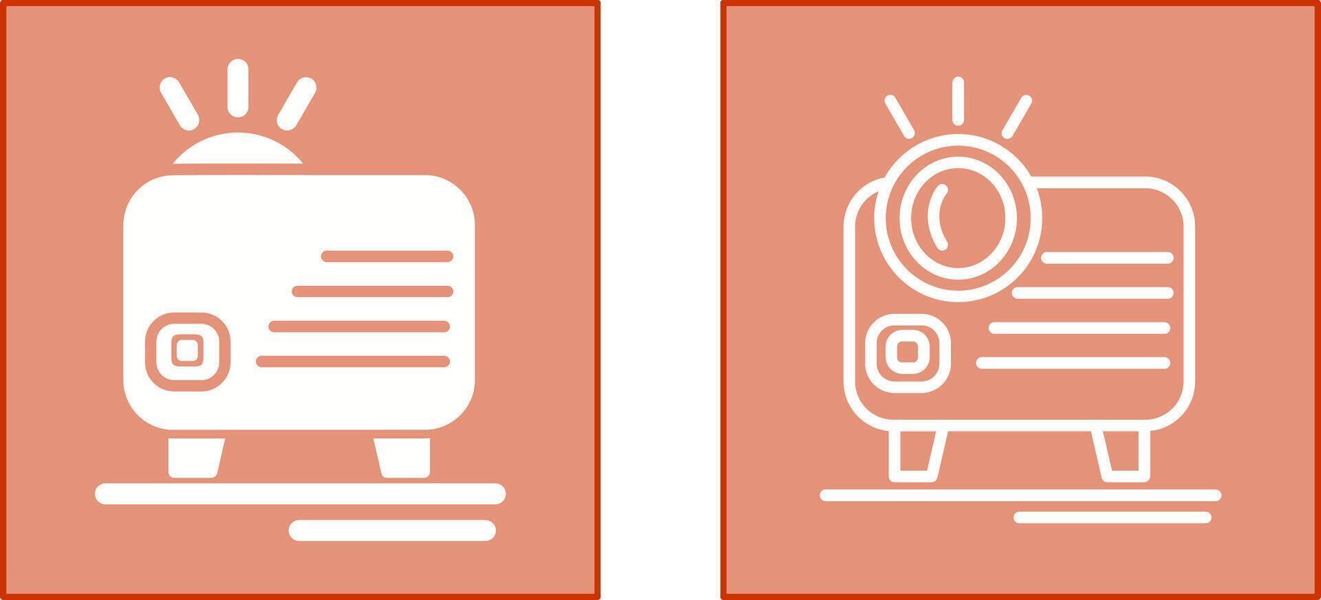 Projector Icon Design vector