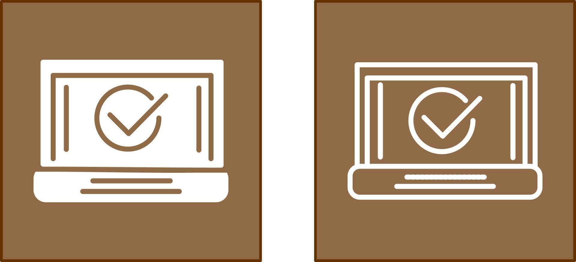 Checkmark Icon Design vector