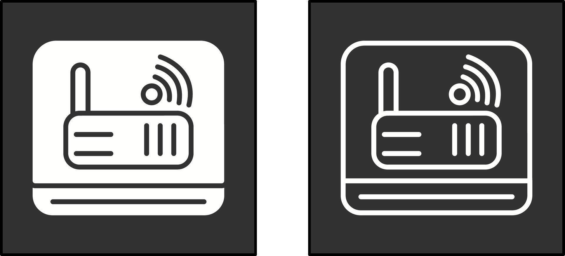 Modem Icon Design vector