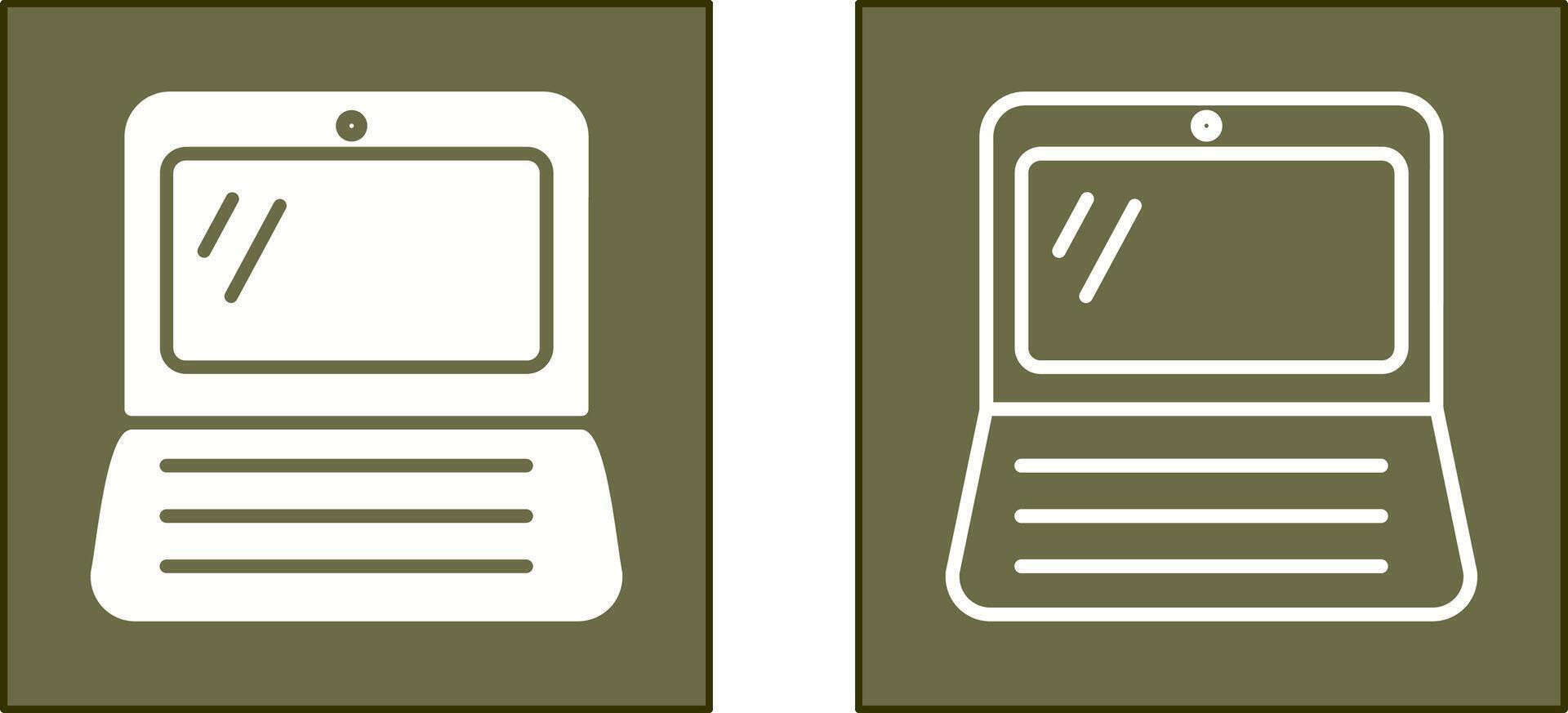 Laptop Icon Design vector