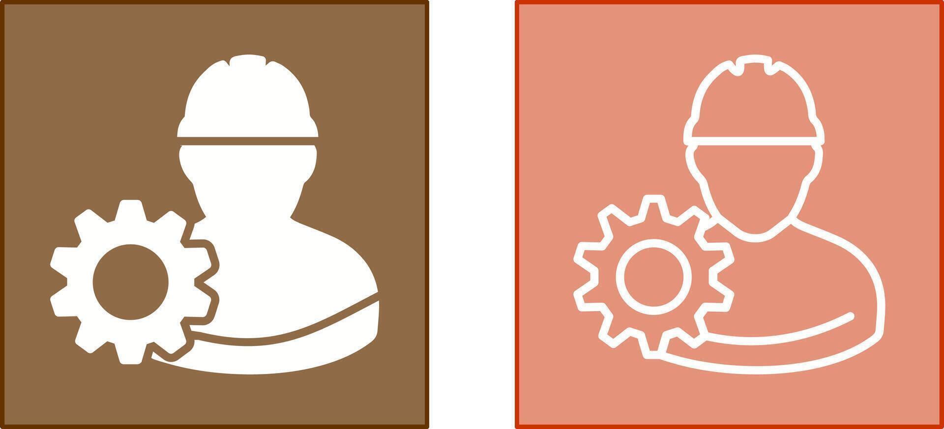 Engineer Icon Design vector