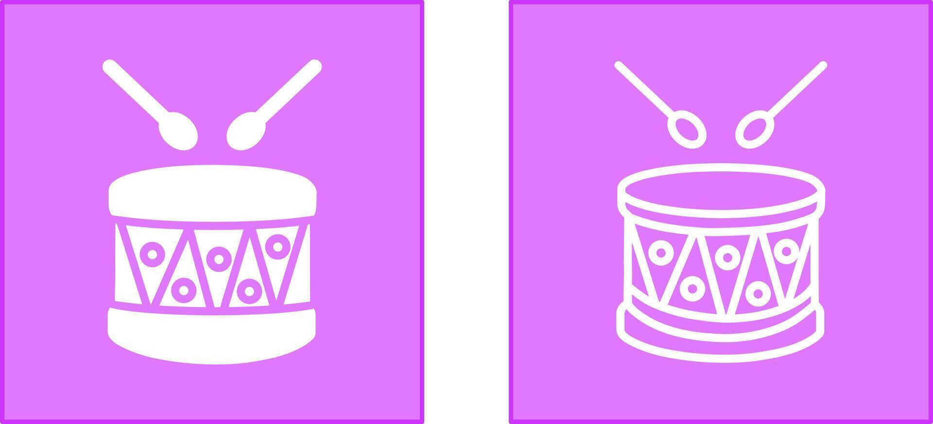 Drums Icon Design vector