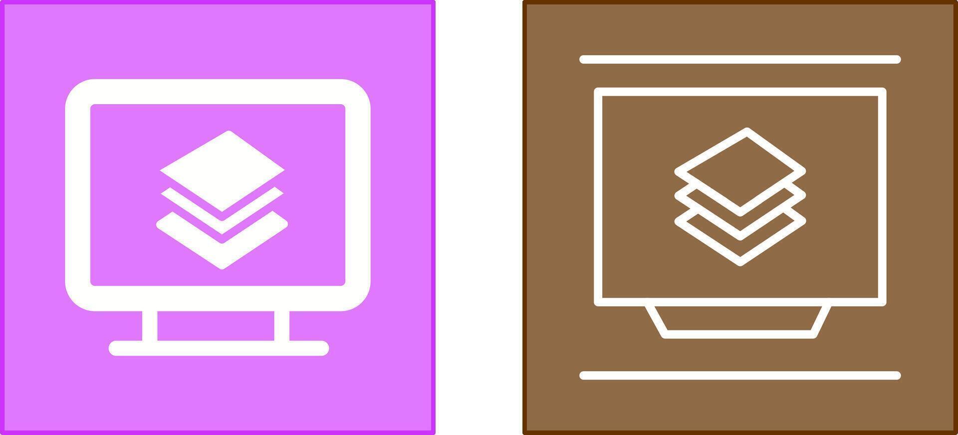 Layer Icon Design vector
