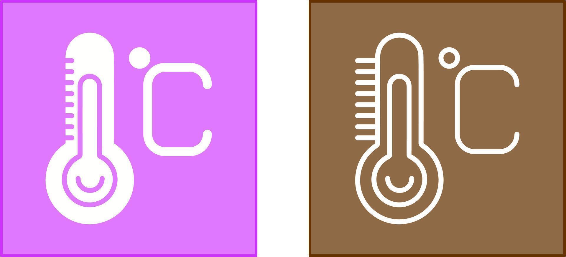 Temperature Icon Design vector