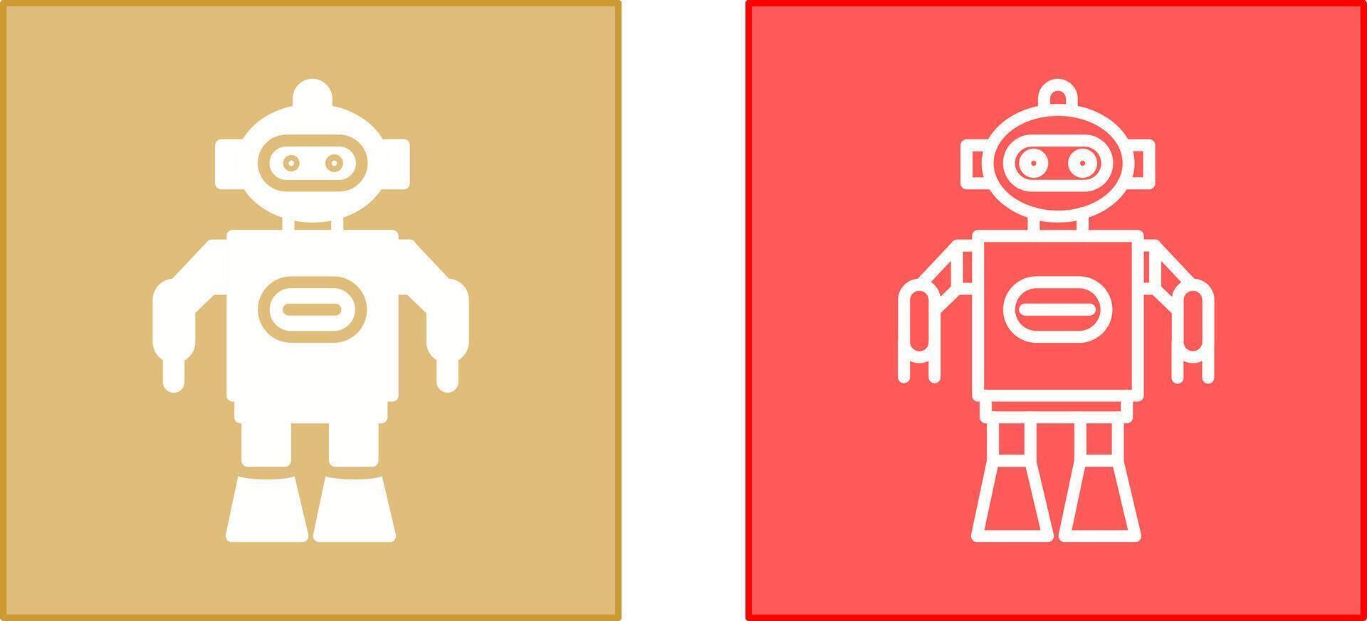 Robotic Icon Design vector