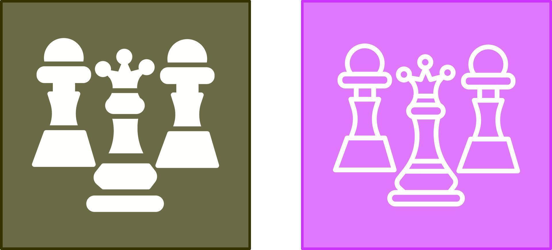 Chess Icon Design vector