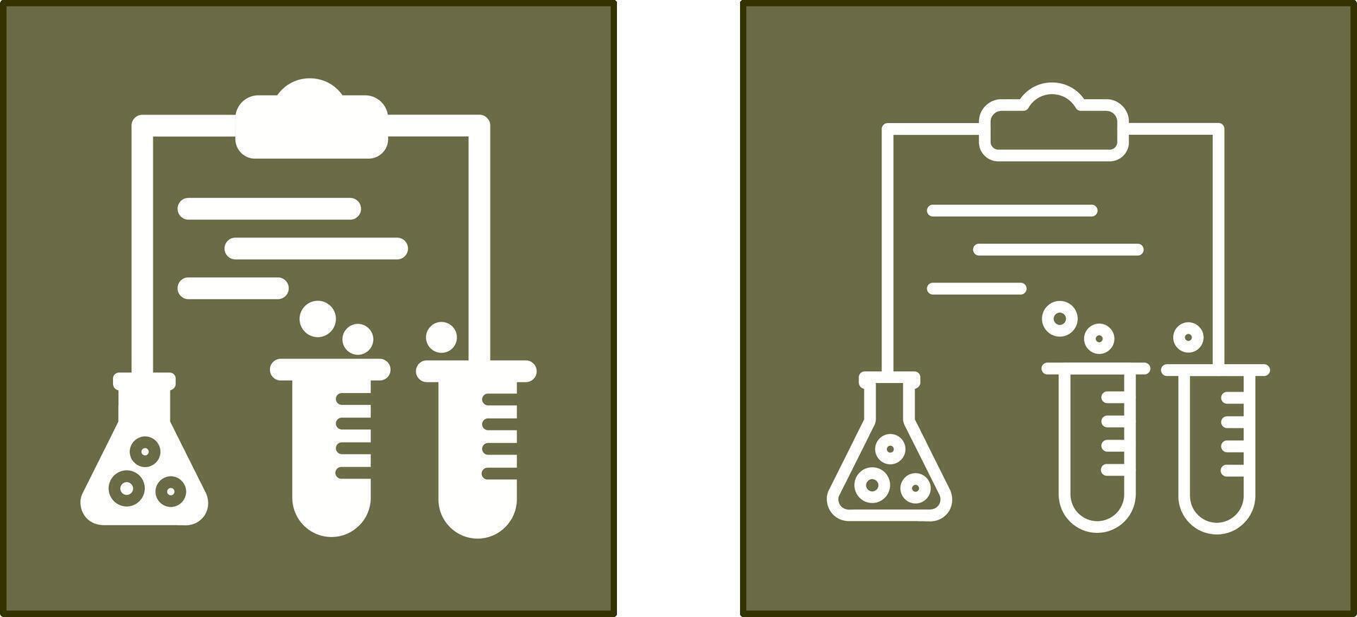 diseño de icono de experimento vector