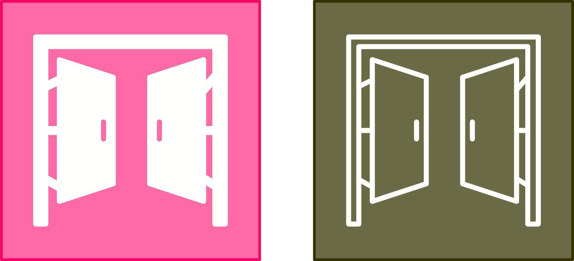 Doors Icon Design vector