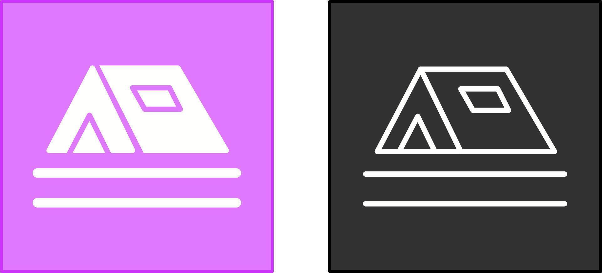 Tent Icon Design vector