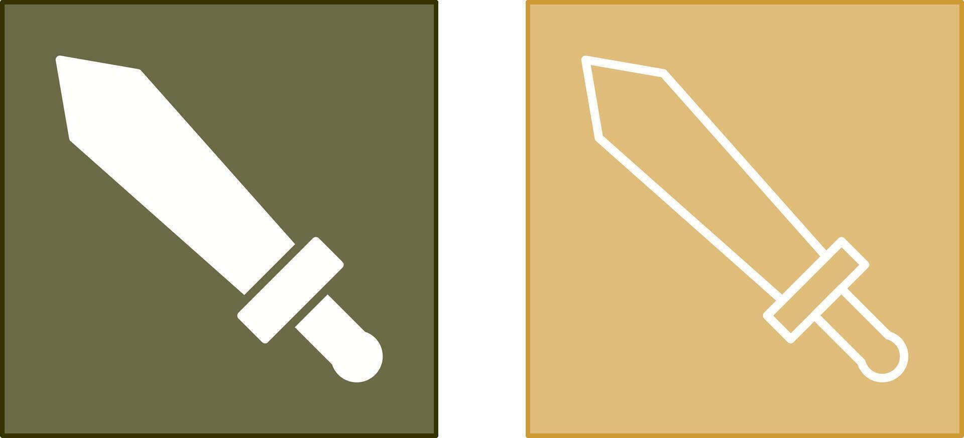 espadas icono diseño vector