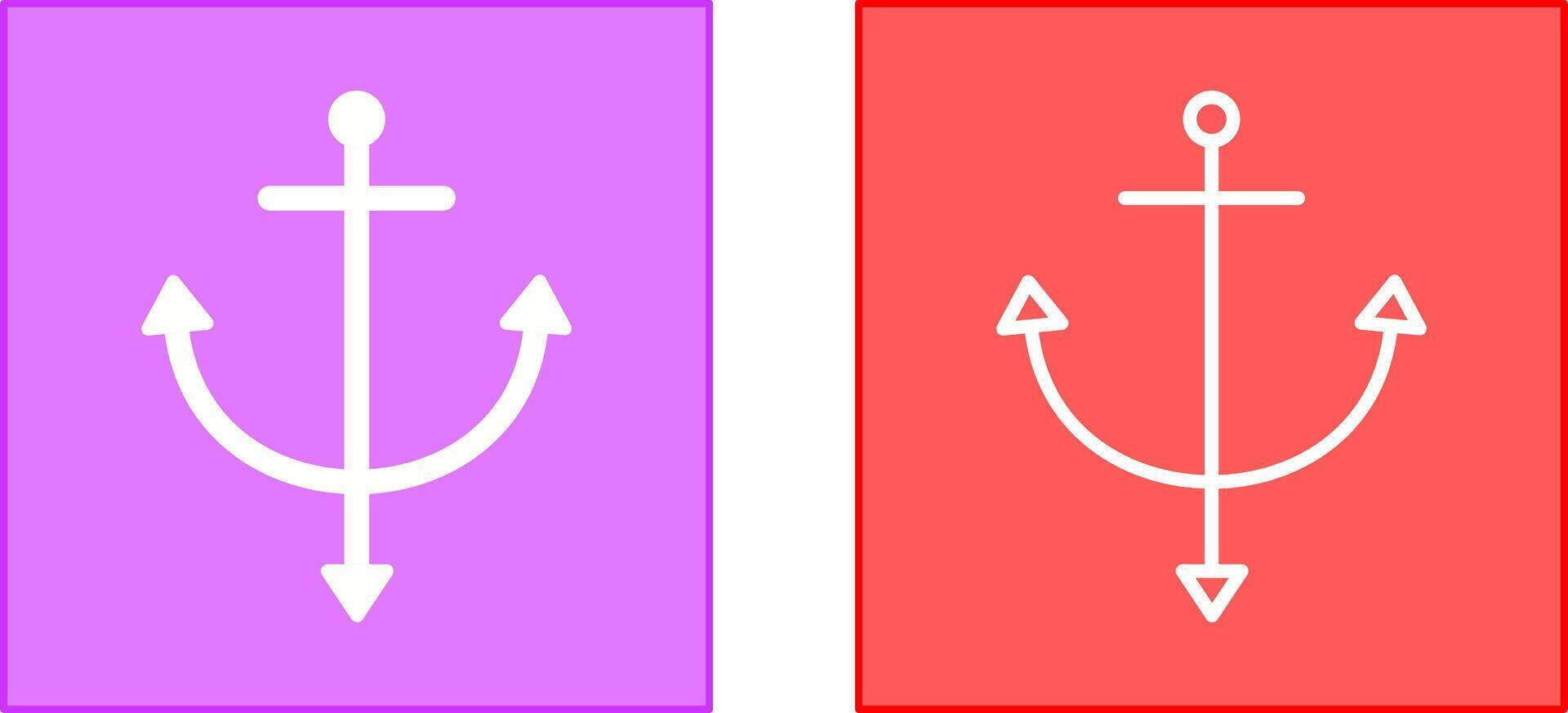 Anchor Icon Design vector