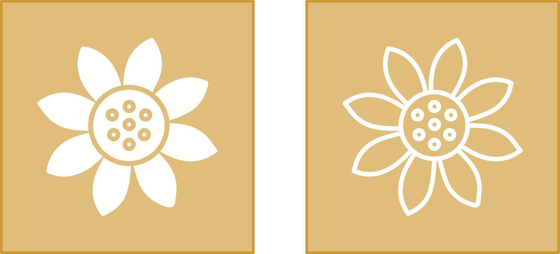 diseño de icono de girasol vector