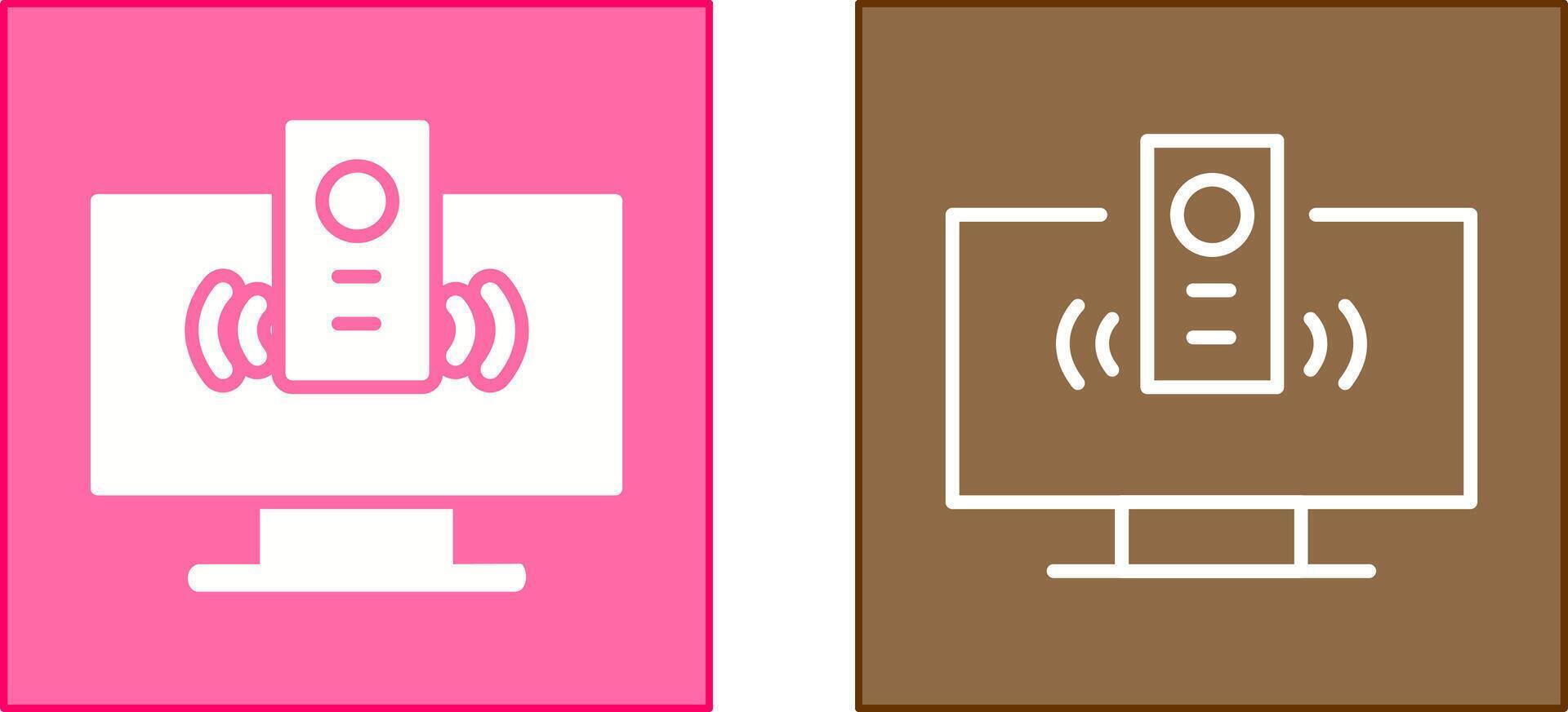 Remote Icon Design vector