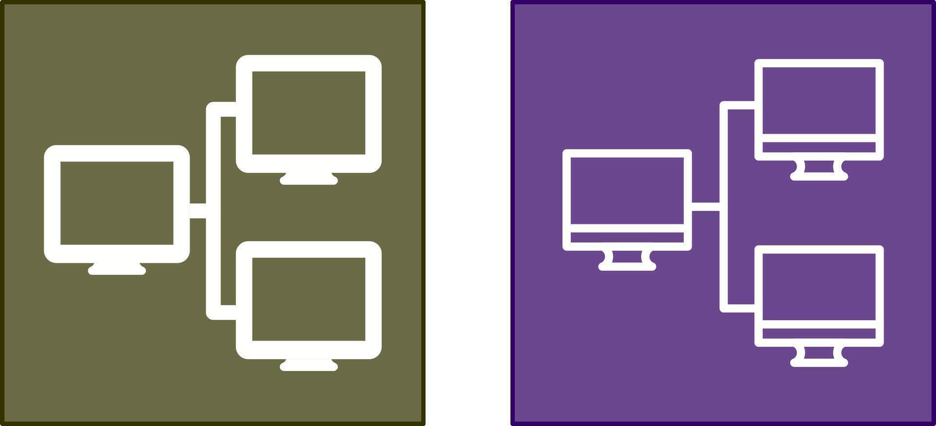 Network Icon Design vector