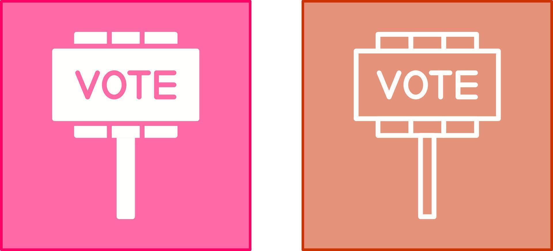 Vote Icon Design vector