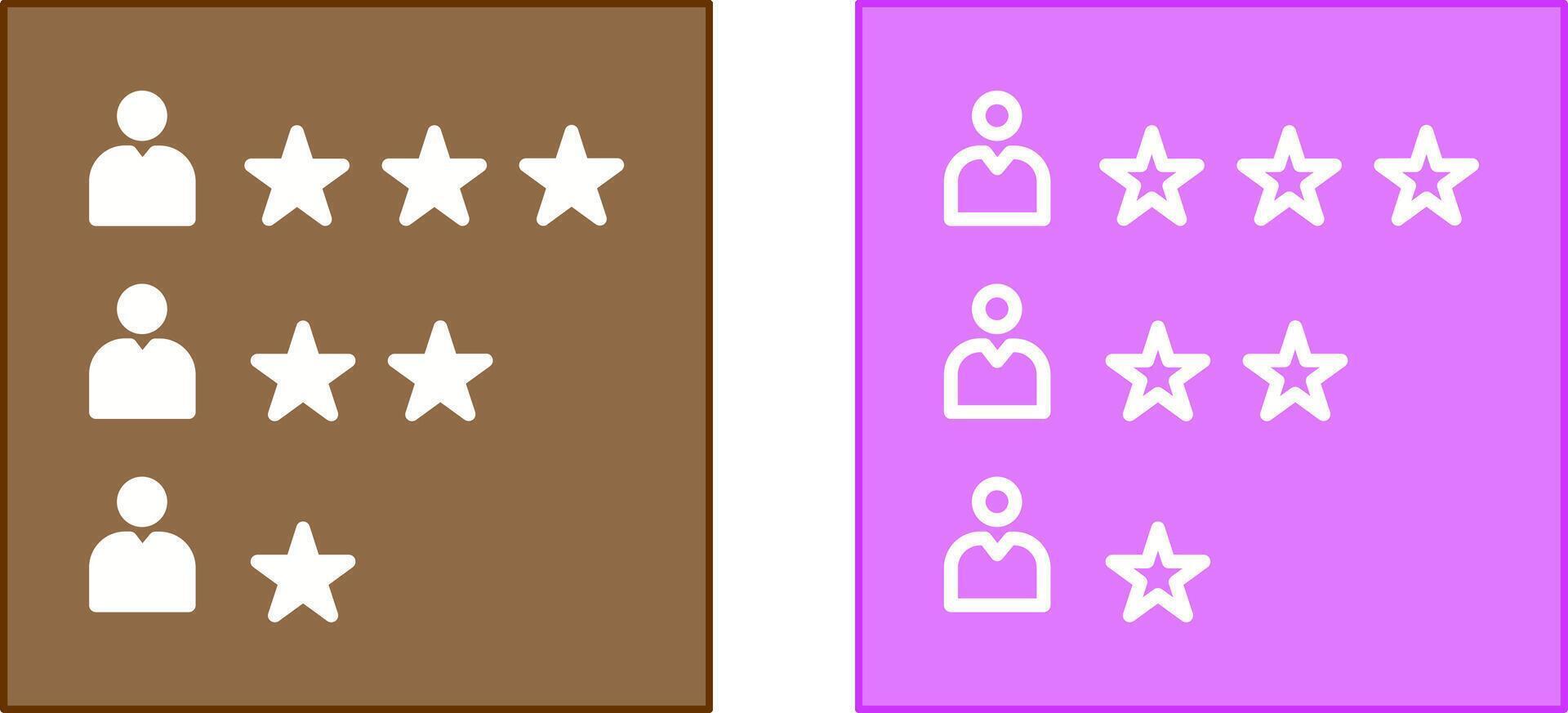 Rating Icon Design vector