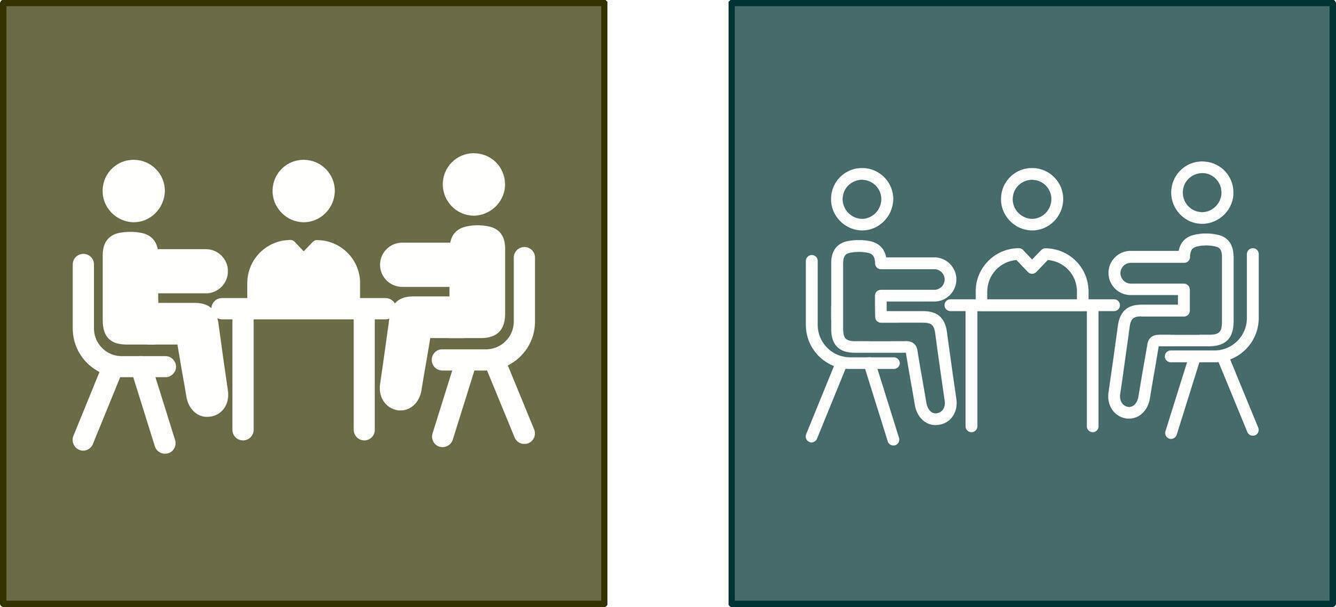 Meeting Icon Design vector