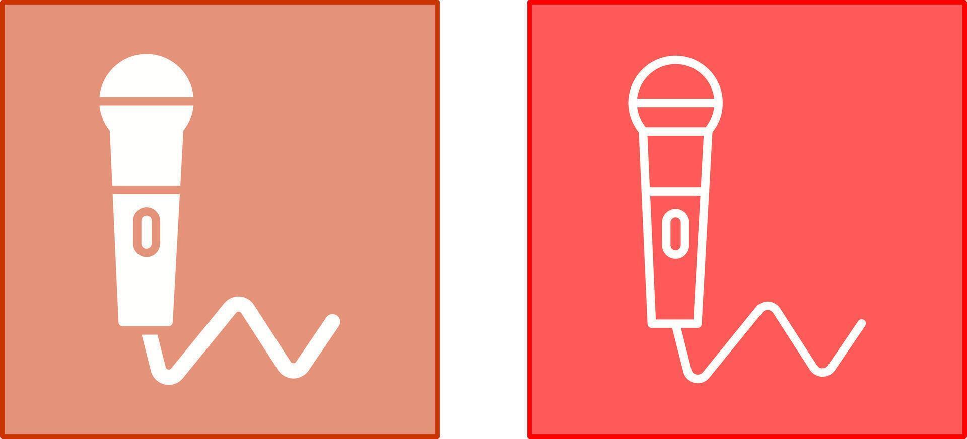 Microphone Icon Design vector