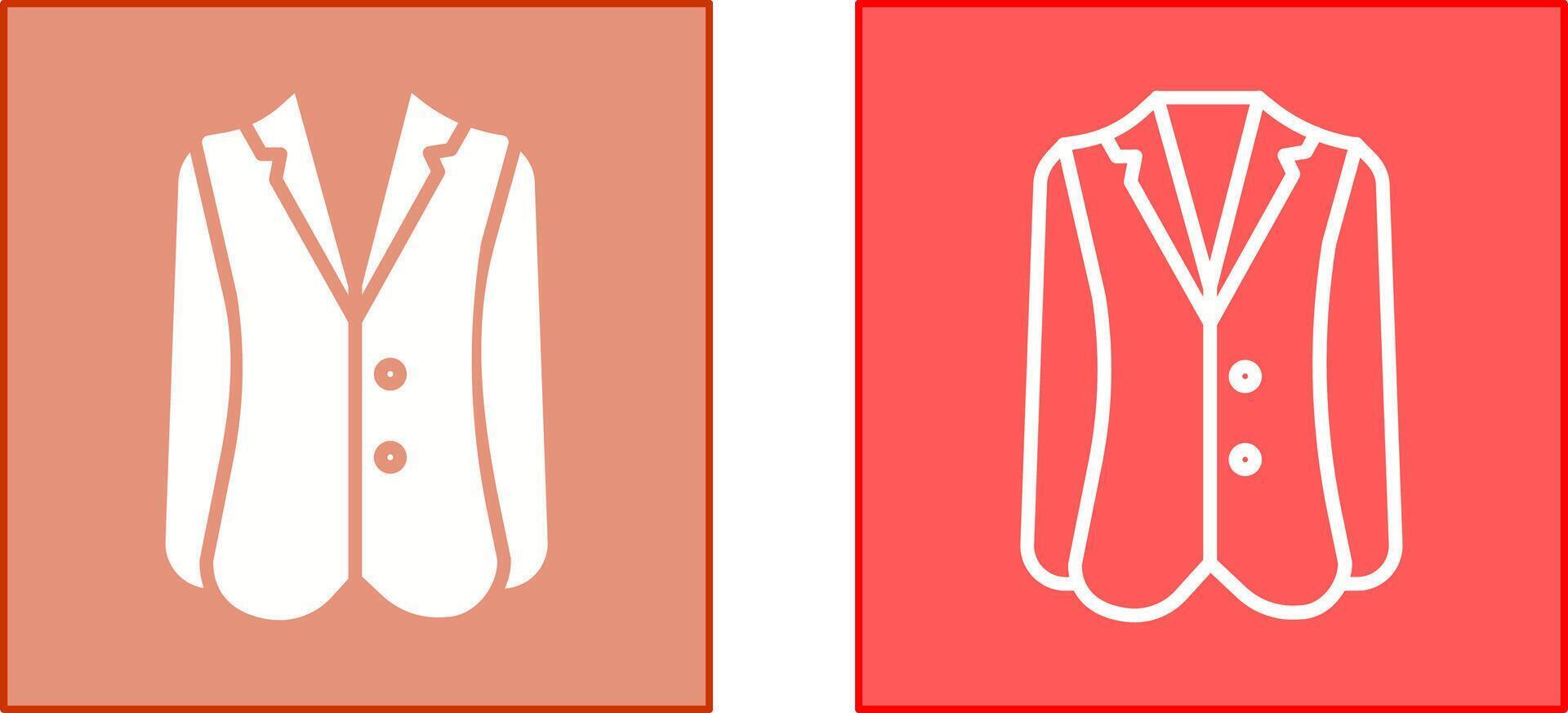 traje icono diseño vector