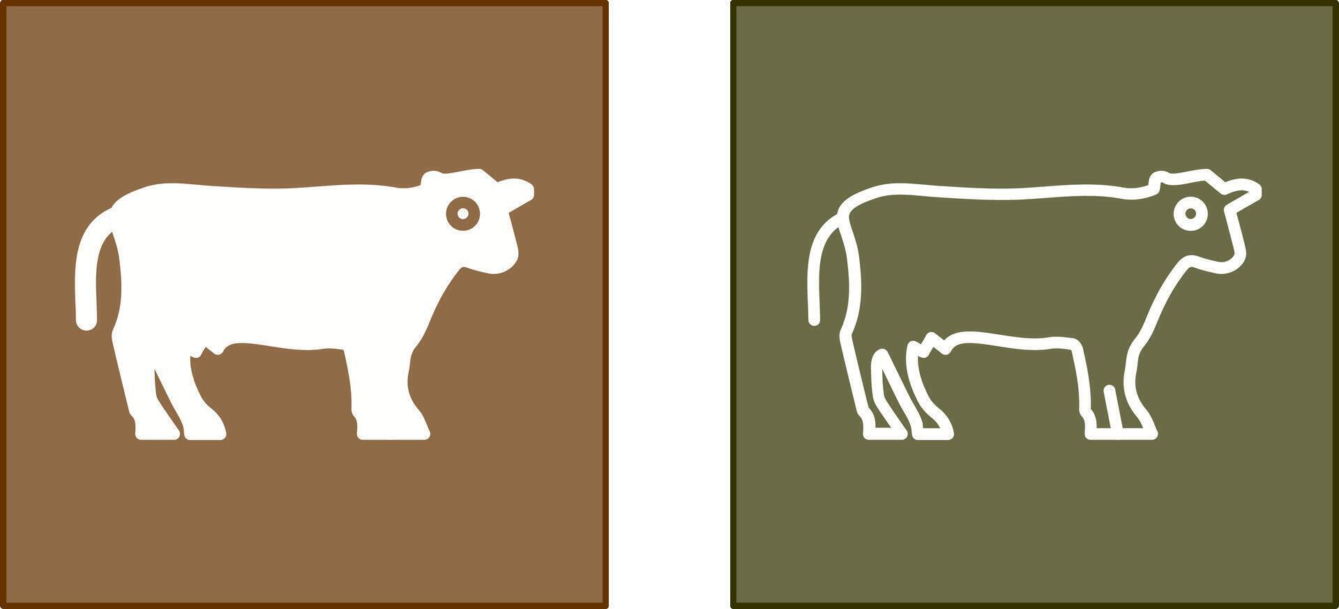 vacas icono diseño vector